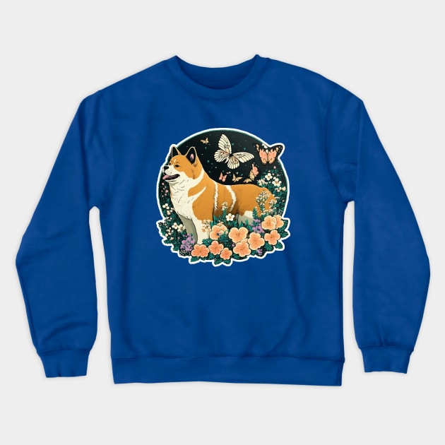 Akita Crewneck Sweatshirt by Zoo state of mind